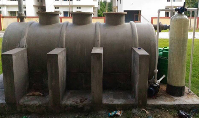 FRP Compact Effluent Treatment Plant